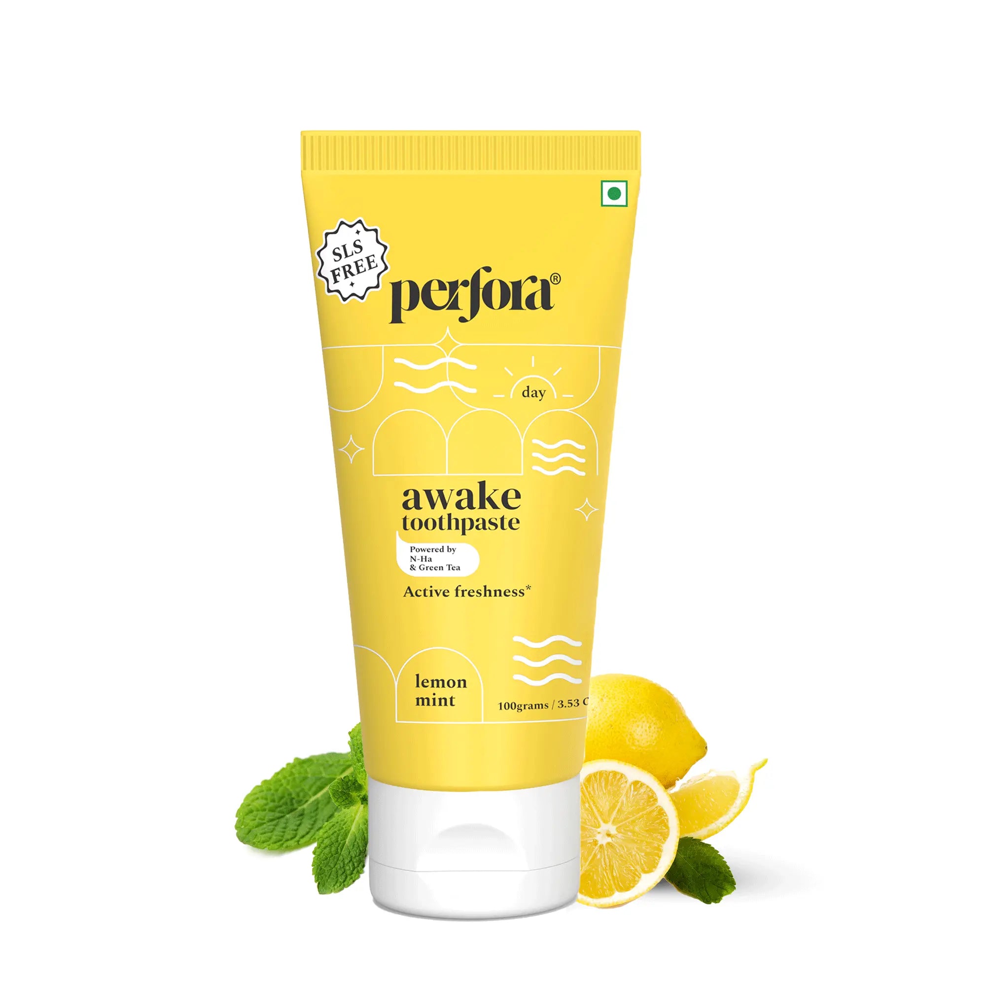 Lemon Mint Awake Toothpaste -  For Fresh Breath