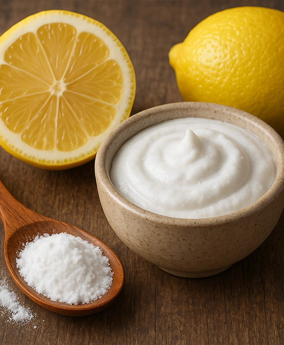 Baking Soda and Lemon Paste