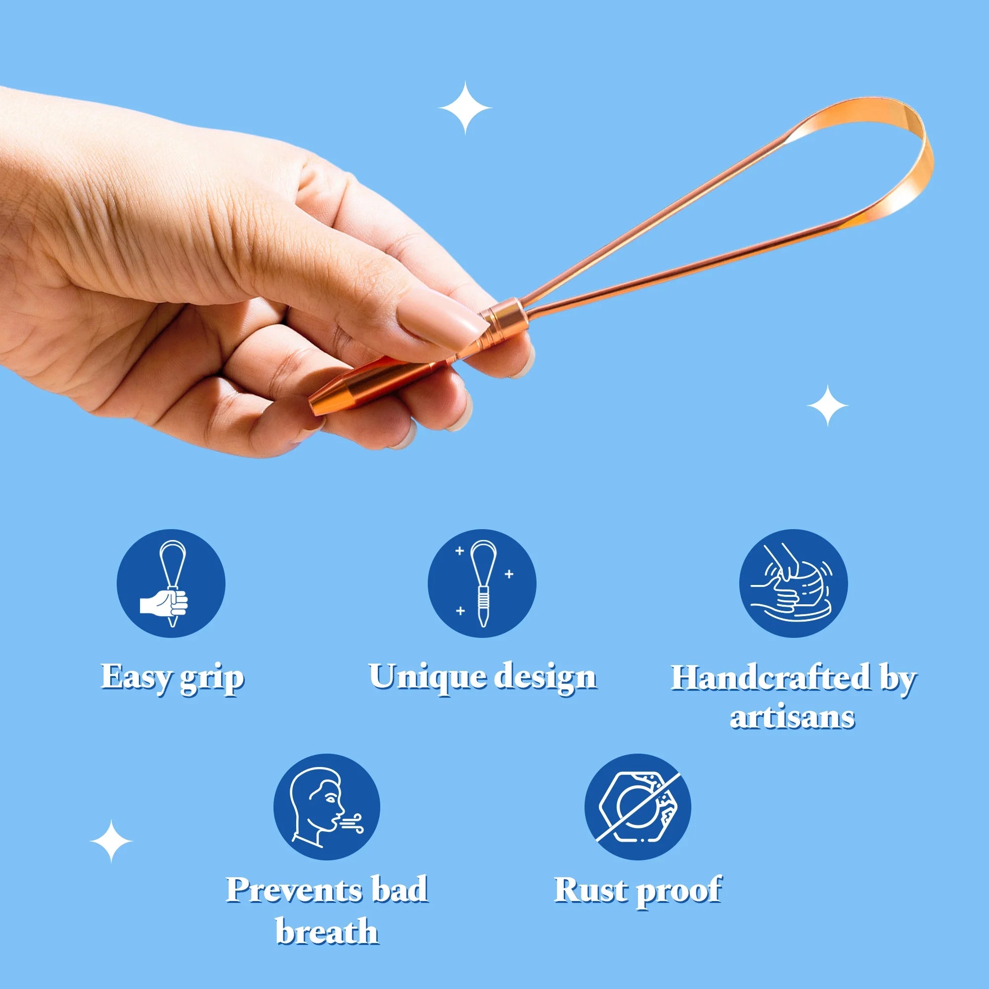 Copper Tongue Cleaner