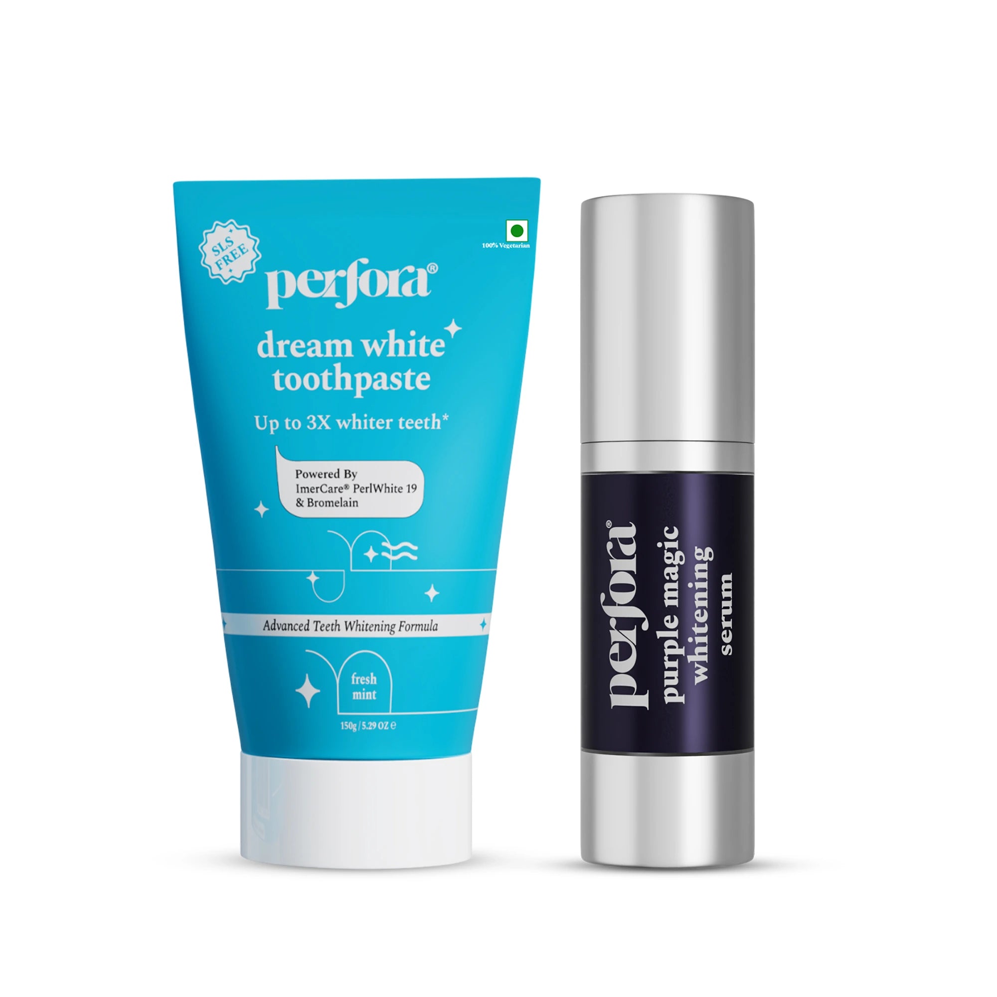 Whitening Toothpaste & Serum Combo