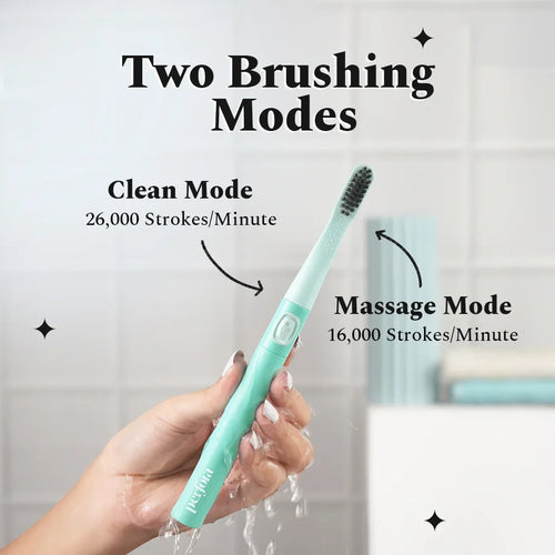 Battery Operated Sonic Electric Toothbrush - Aqua Marine