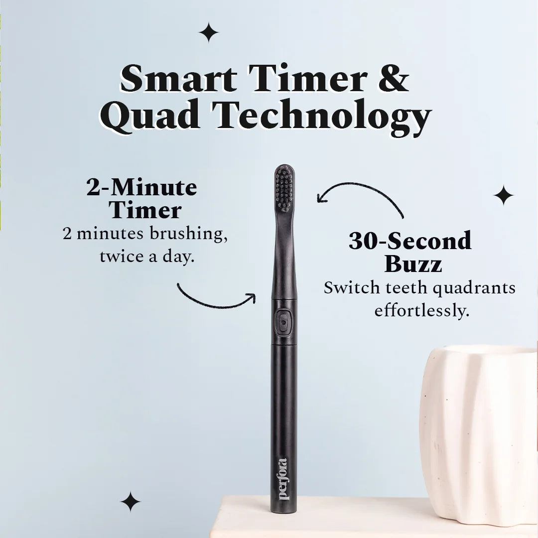 Sonic Electric Toothbrush + Brush Heads - AAA Battery