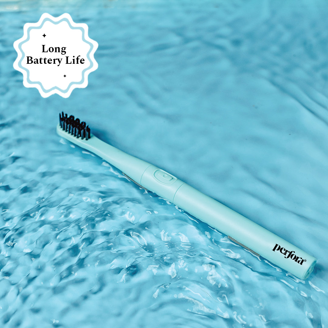 Battery Operated Sonic Electric Toothbrush with 1 Brush Head
