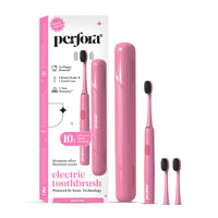 Hot Pink Electric Toothbrush Model 002 with Extra Brush Heads