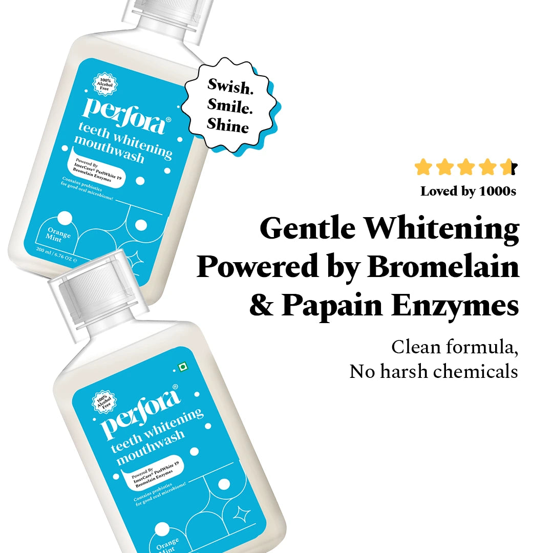Teeth Whitening Mouthwash (Pack of 1 )