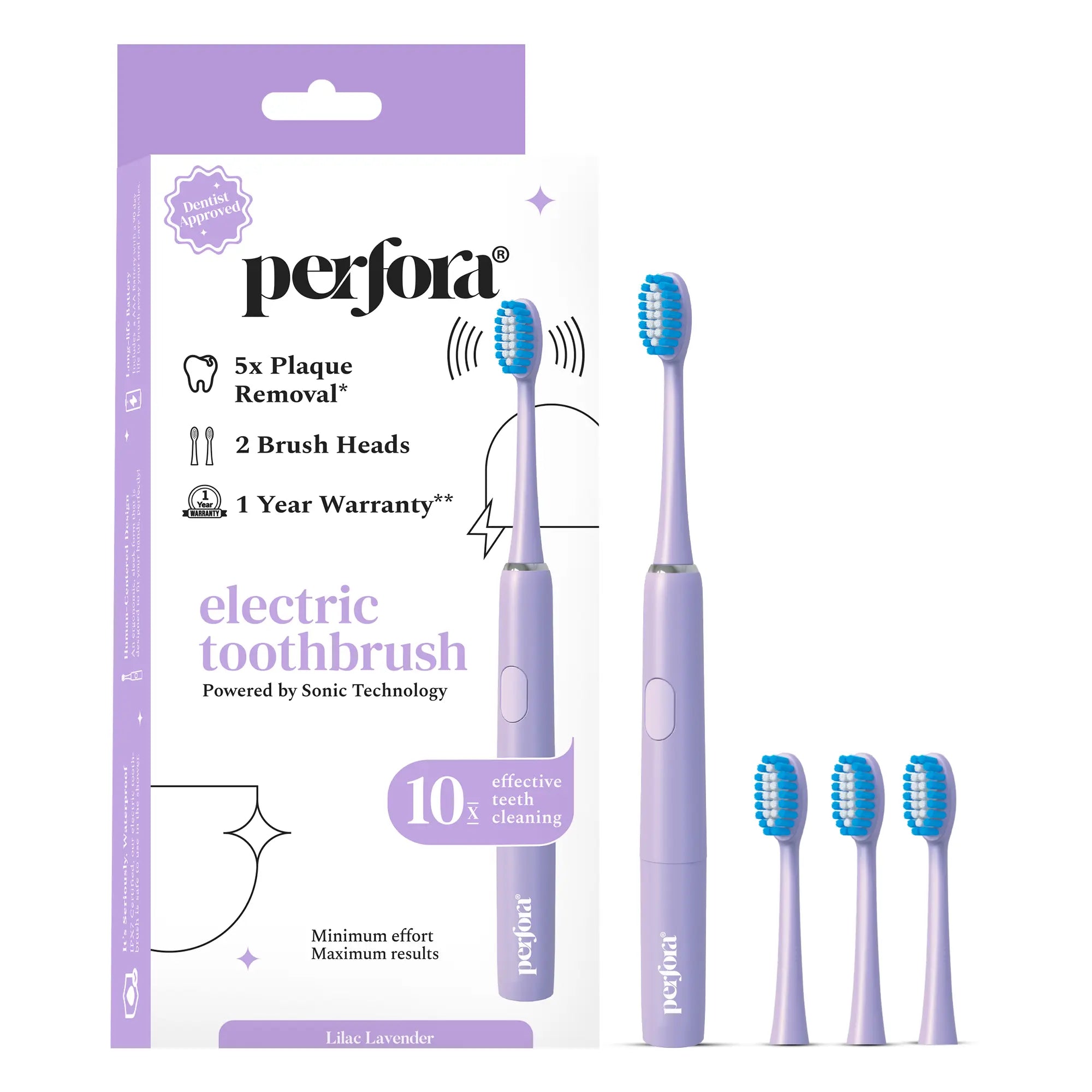 Electric Toothbrush Model 002 with Extra Brush Heads