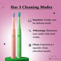 Limited Edition: Electric Toothbrush Model 004 - Chargeable - Pearl Pink