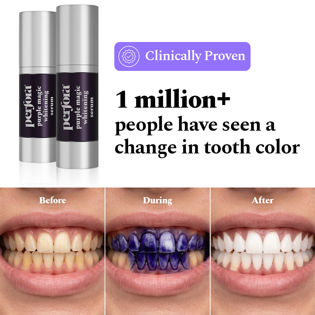 Activated Charcoal Toothpaste & Purple Whitening Serum Combo