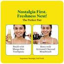 Mango Bite Toothpaste (Pack of 2) + Free 200 ml Charcoal Mouthwash