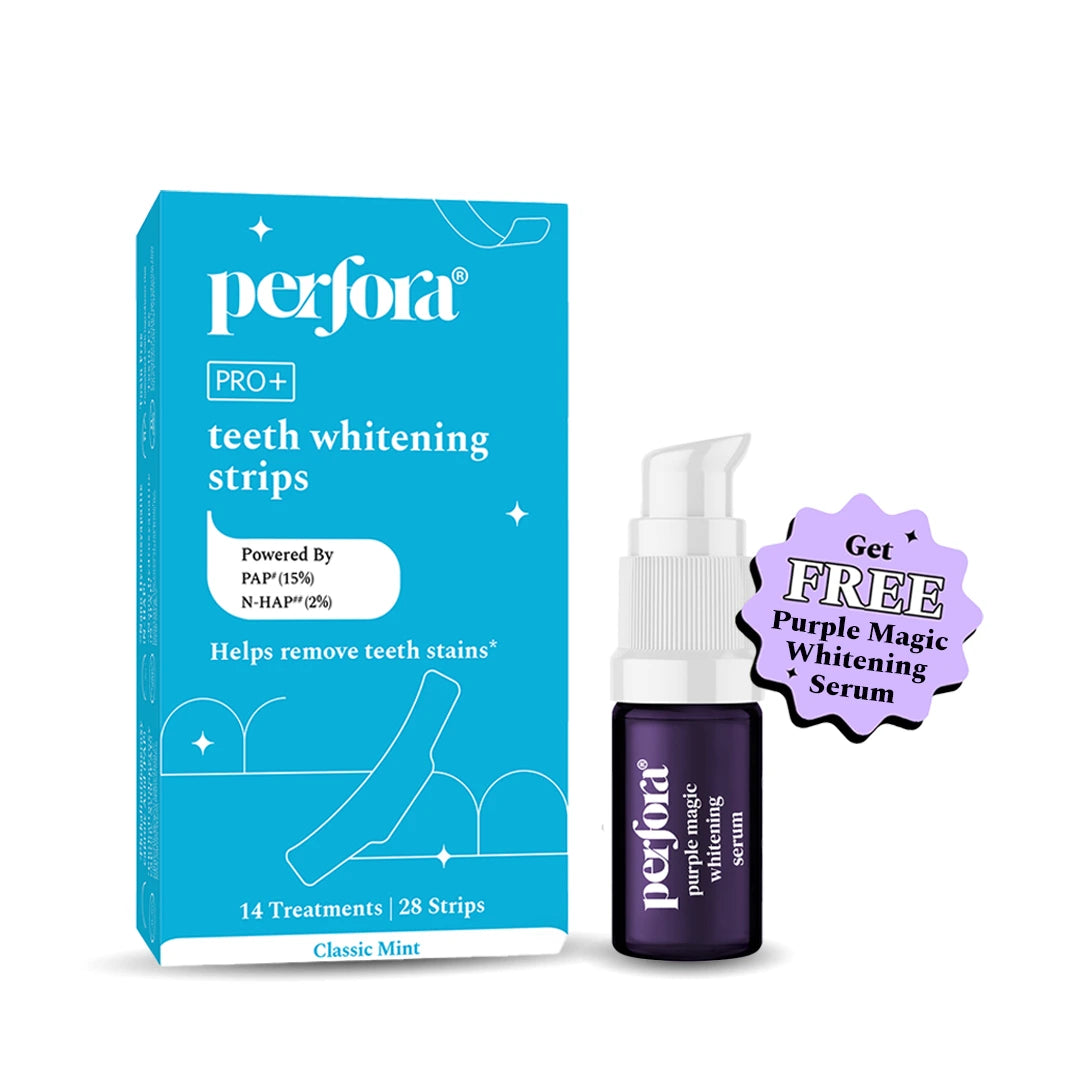 Free Purple Serum with Teeth Whitening Strips
