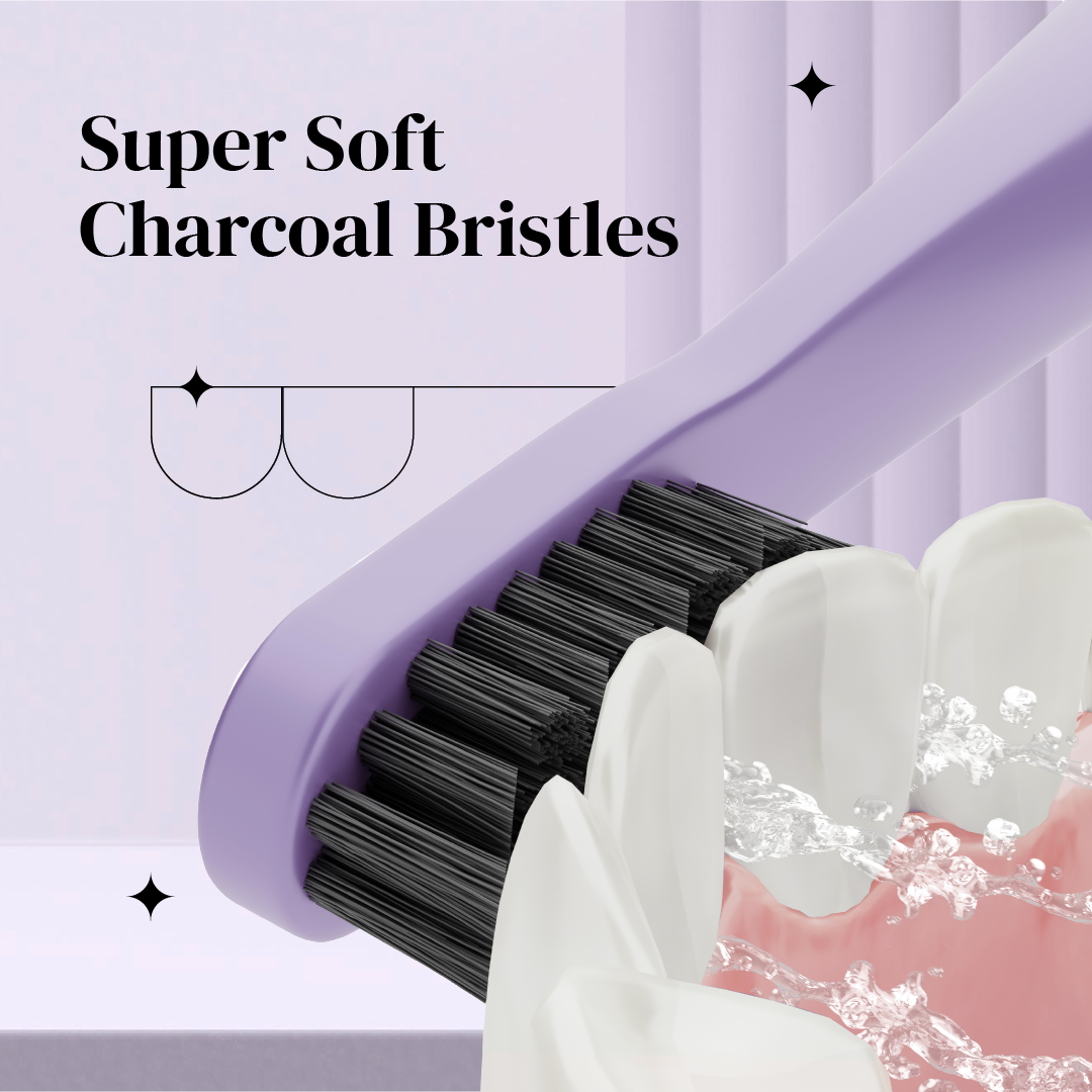 Battery Operated Sonic Electric Toothbrush with 1 Brush Head