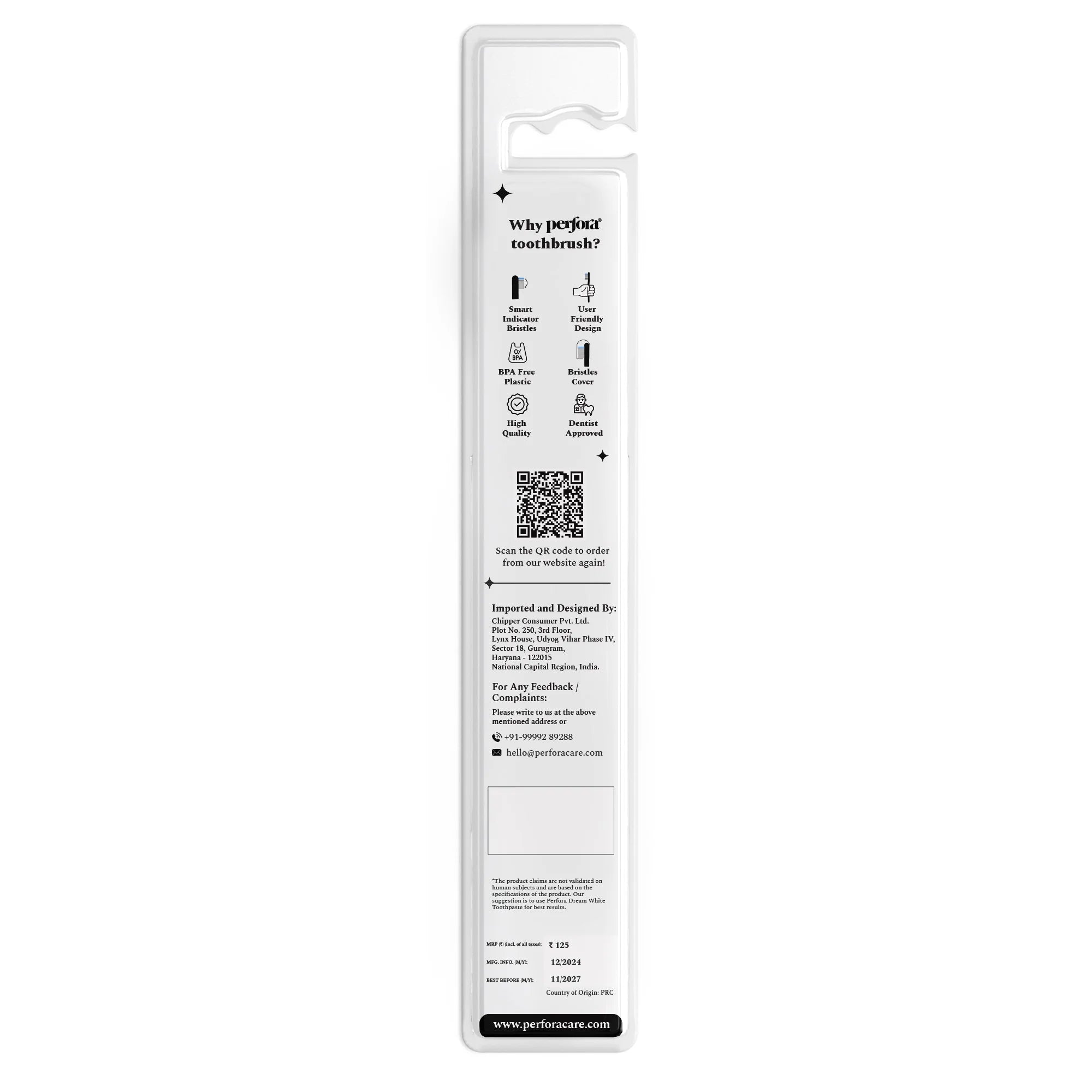 Ultra Soft Bristle Manual Toothbrush - Pack of 1