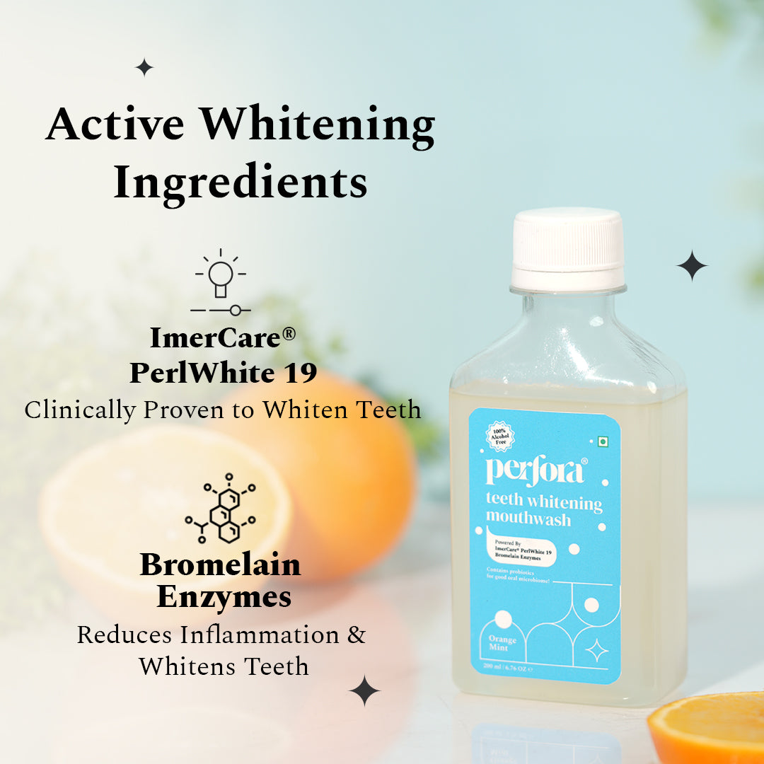 Orange Mint Mouthwash - For Teeth Whitening