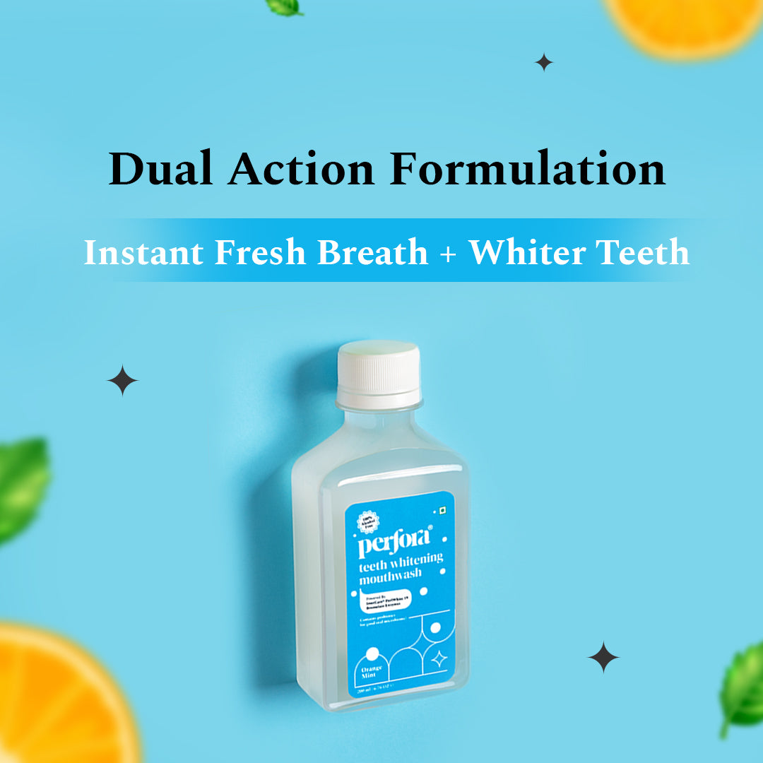 Orange Mint Mouthwash - For Teeth Whitening