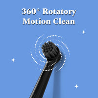 Limitless Black Oscillating Electric Toothbrush-Rechargeable (With Brush Heads)