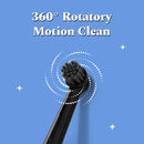 Oscillating Electric Toothbrush With 360° Rotating Head