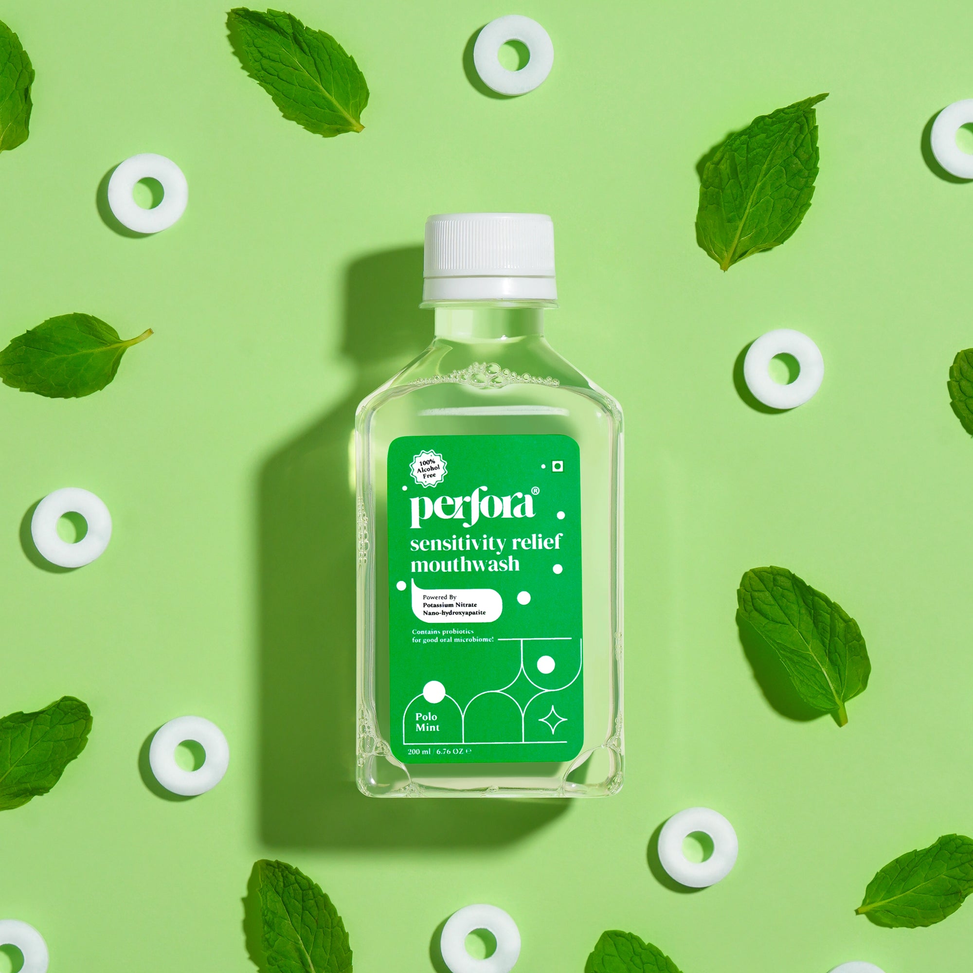 Polo Mint Mouthwash - For Sensitivity Relief