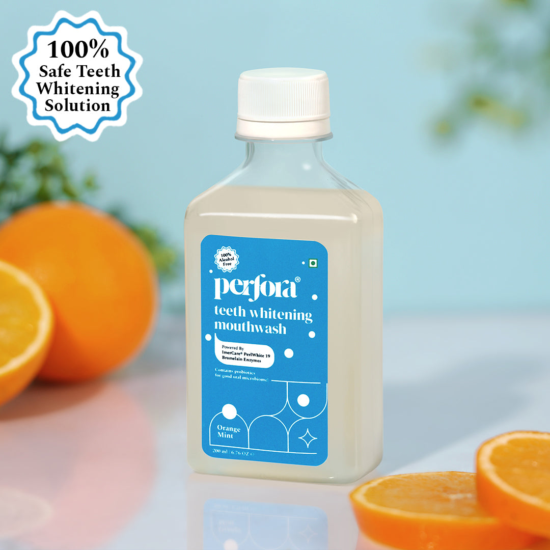 Orange Mint Mouthwash - For Teeth Whitening