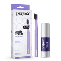 Sonic Electric Toothbrush (2 Brush Heads) & Purple Serum Combo