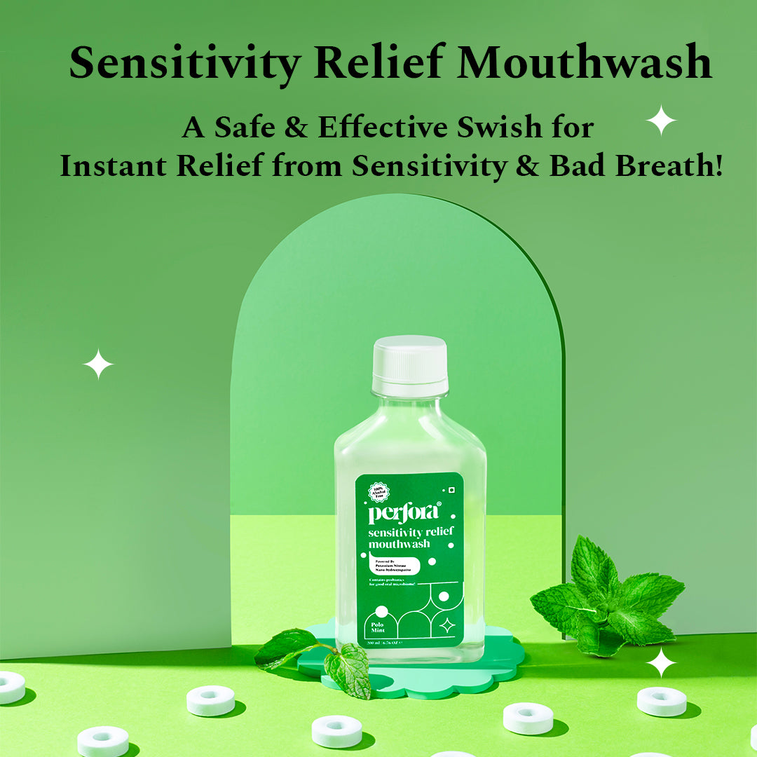 Polo Mint Mouthwash - For Sensitivity Relief