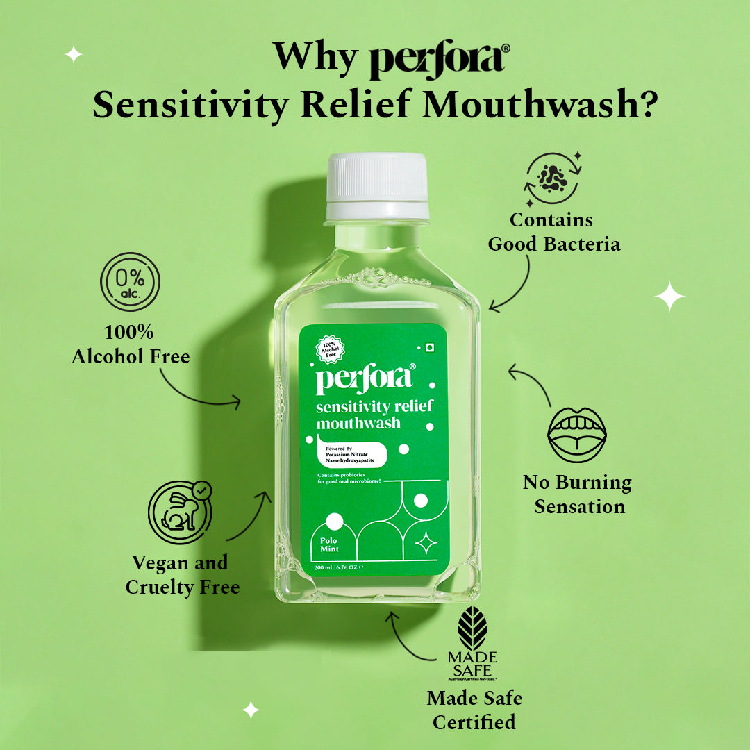 Polo Mint Mouthwash - For Sensitivity Relief