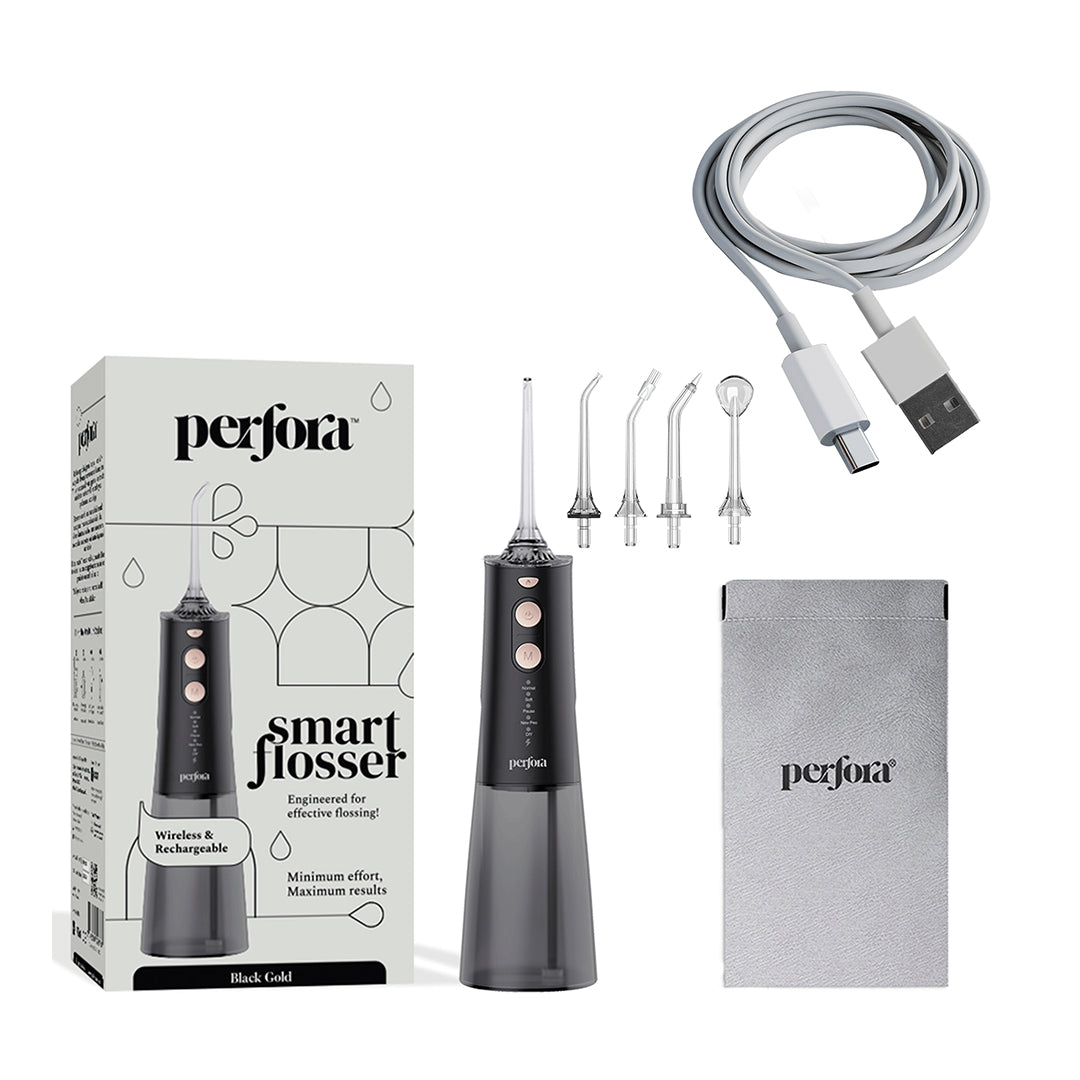 Smart Dental Flosser - Black Gold