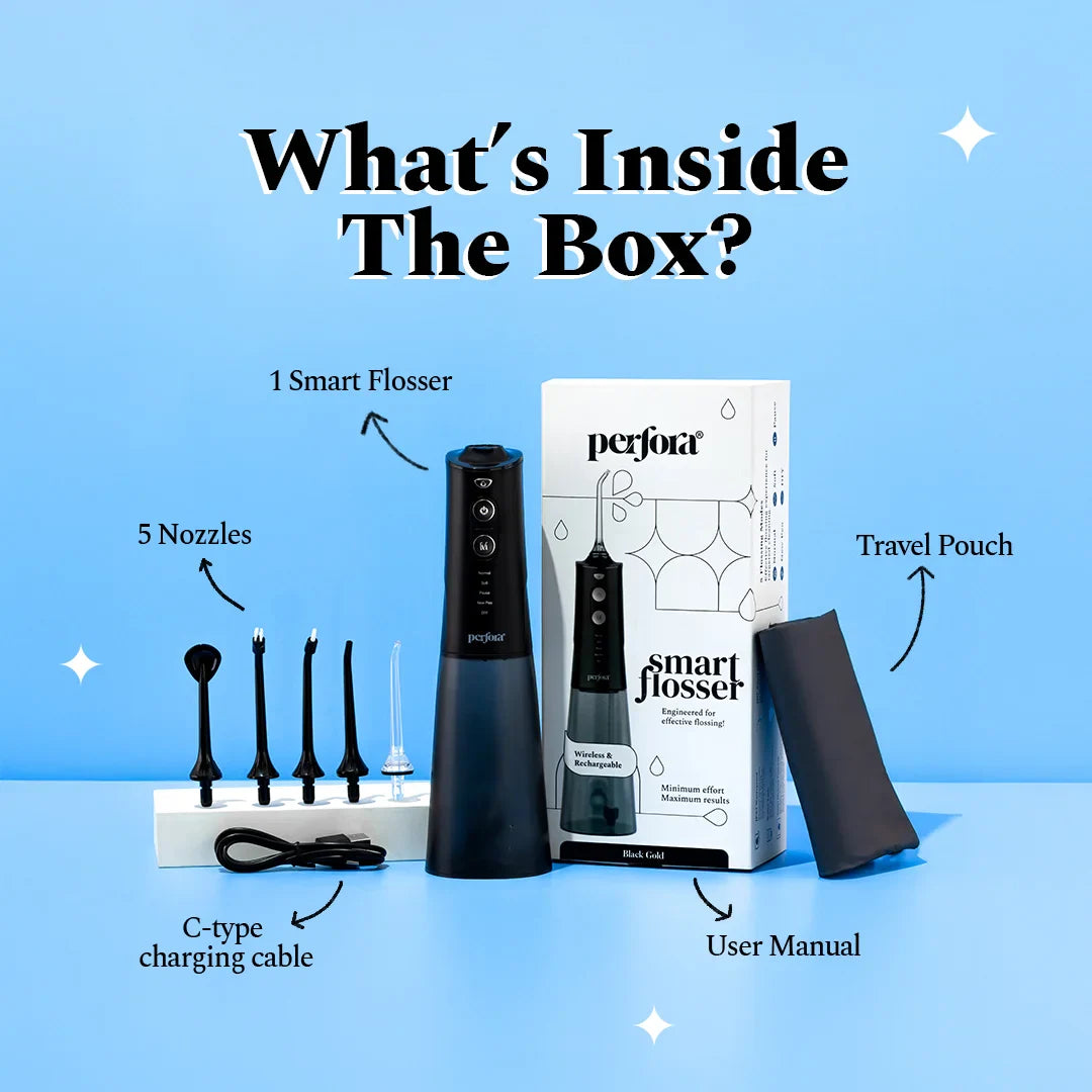Smart Dental Flosser & Serum Combo