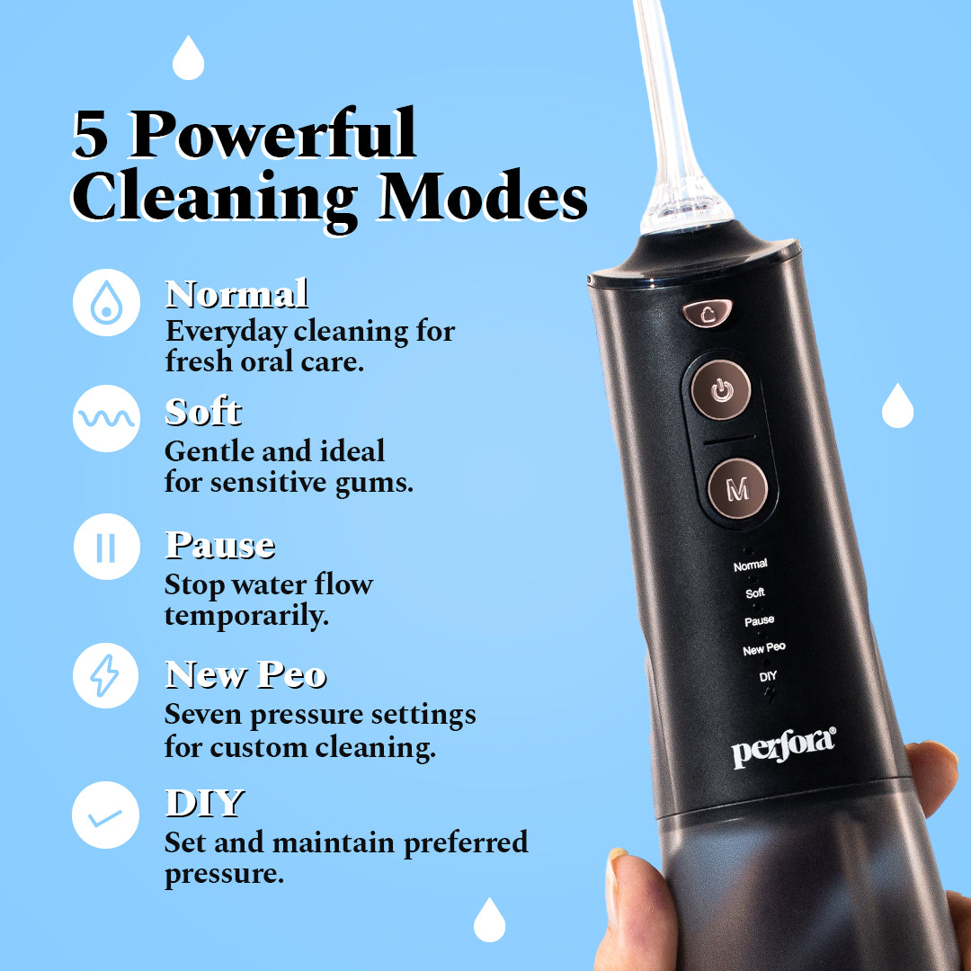 Smart Dental Flosser - Black Gold