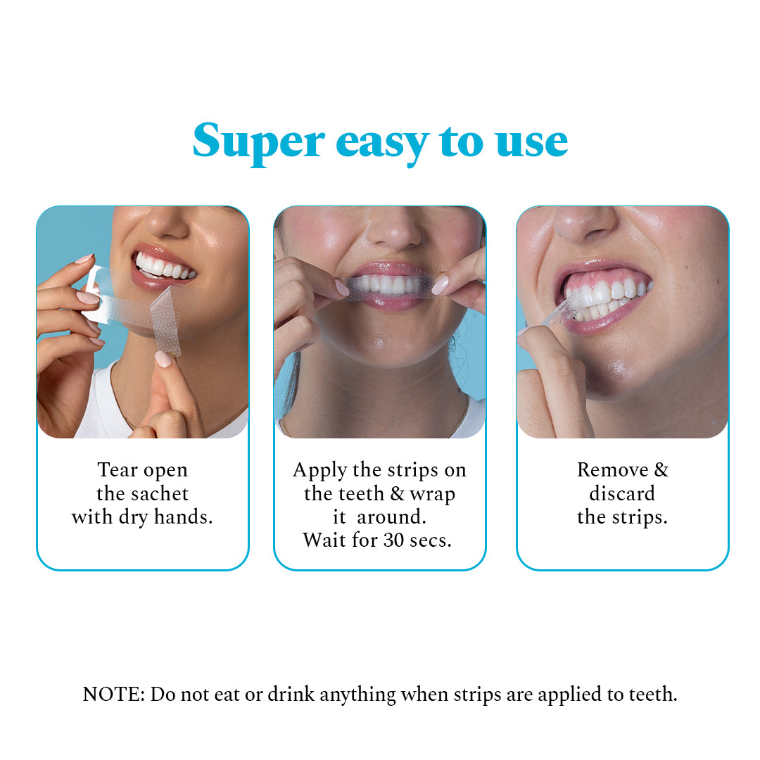 Purple Magic Teeth Whitening Serum & Whitening Strips Combo