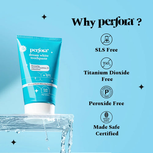 Dream White Toothpaste & Purple Whitening Serum Combo