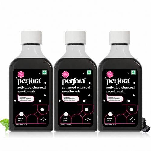 Activated Charcoal Mouthwash for Teeth Whitening