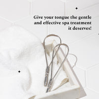 Dream White and Copper Tongue Cleaner