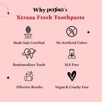 Reasons to choose Perfora's flouride range Xtraaa Fresh toothpaste