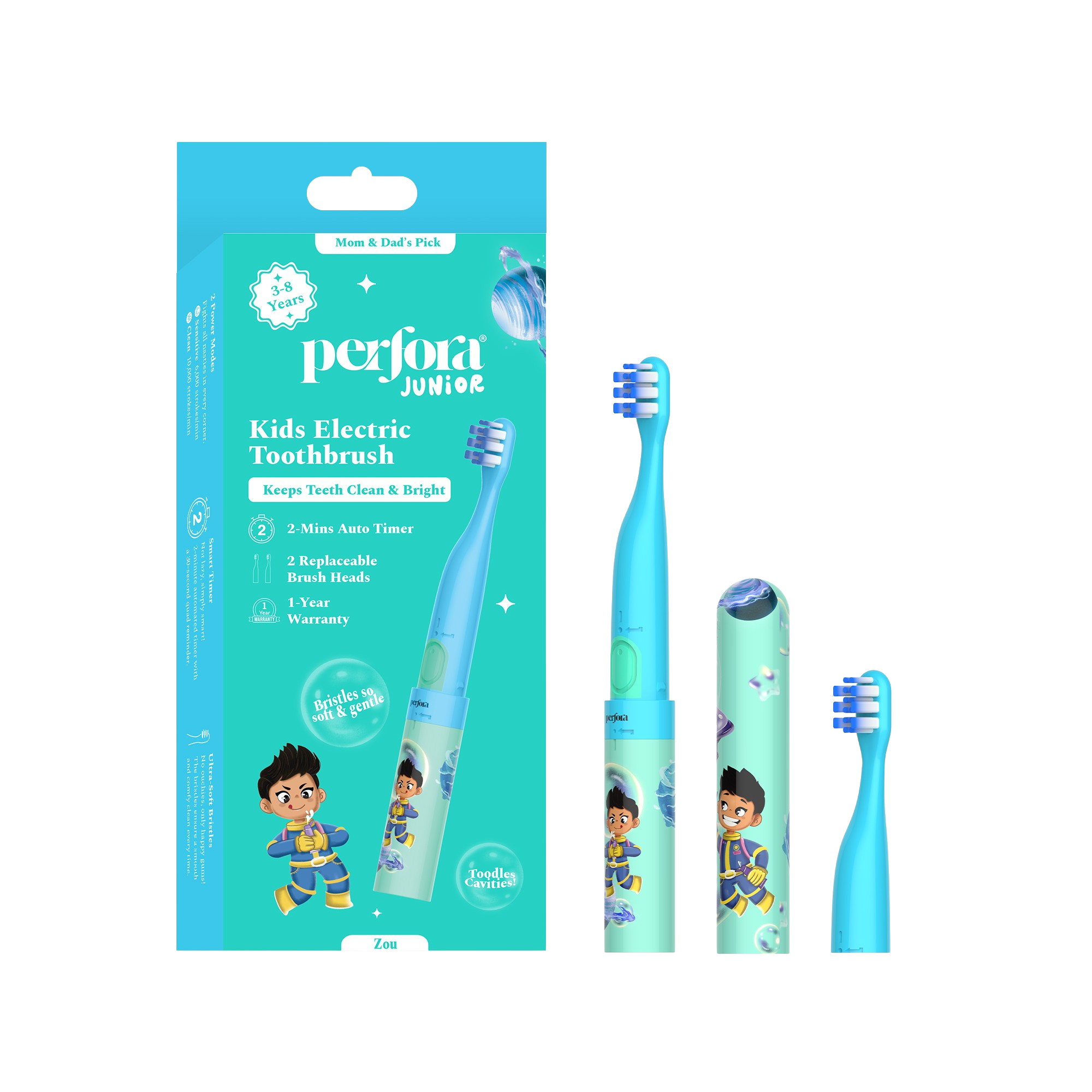 Perfora Kids Electric Toothbrush - Zou