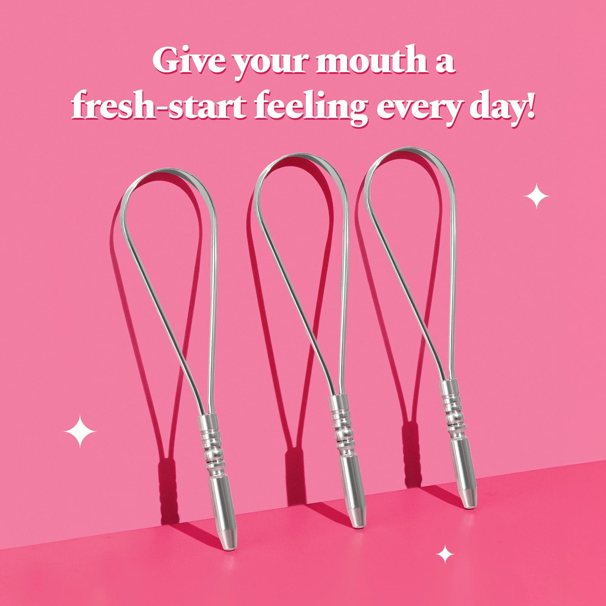 Stainless Steel Tongue Cleaner & Scraper