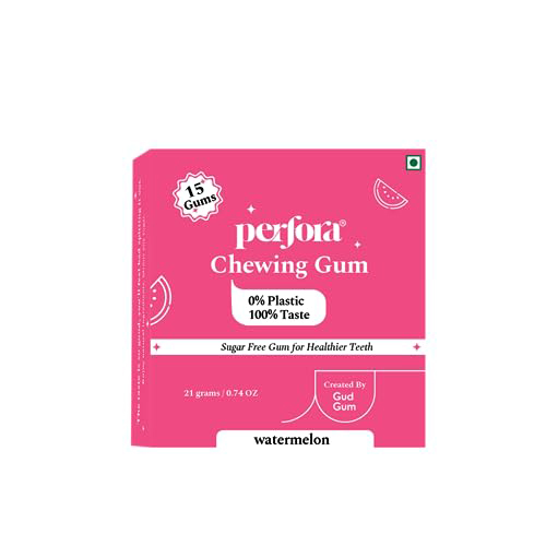 Perfora x Gud Gum - Plastic Free Chewing Gum - Watermelon - 15 Gums