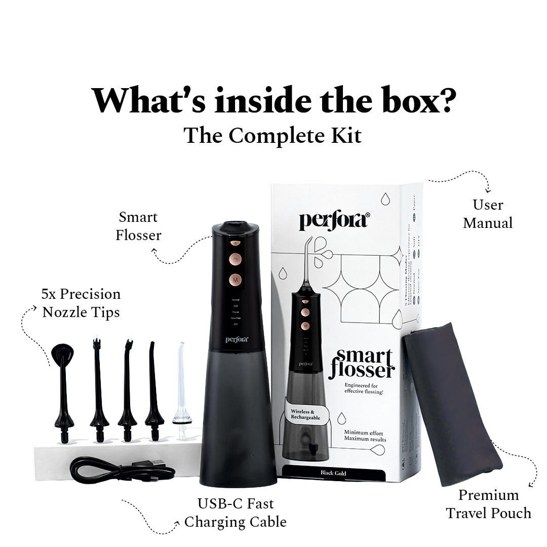 Smart Dental Flosser & Serum Combo