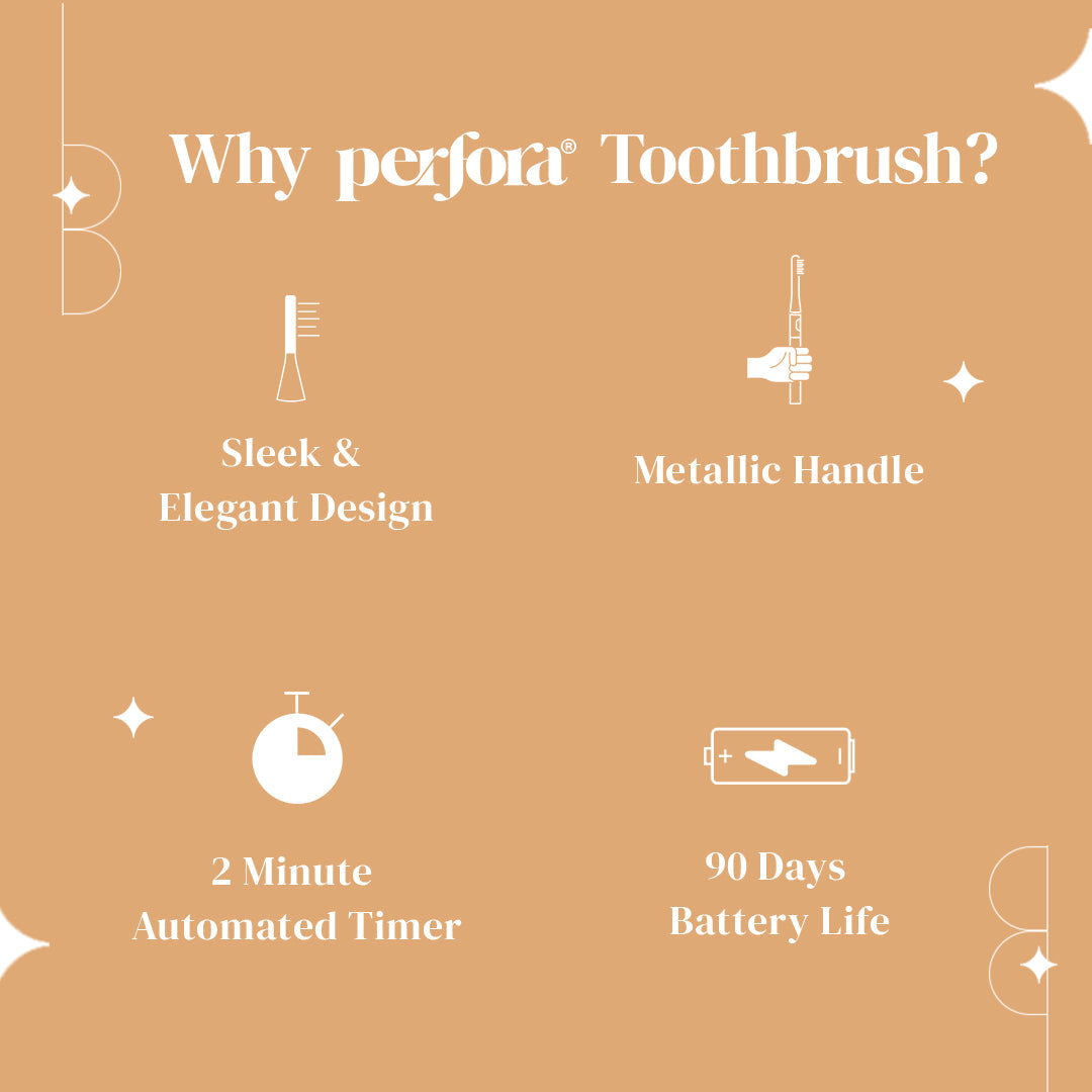 Electric Toothbrush - Gold Metallic Range