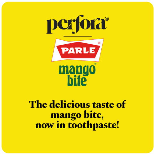 Perfora x Parle Mango Bite collaboration: the delicious taste of Mango Bite, now in toothpaste