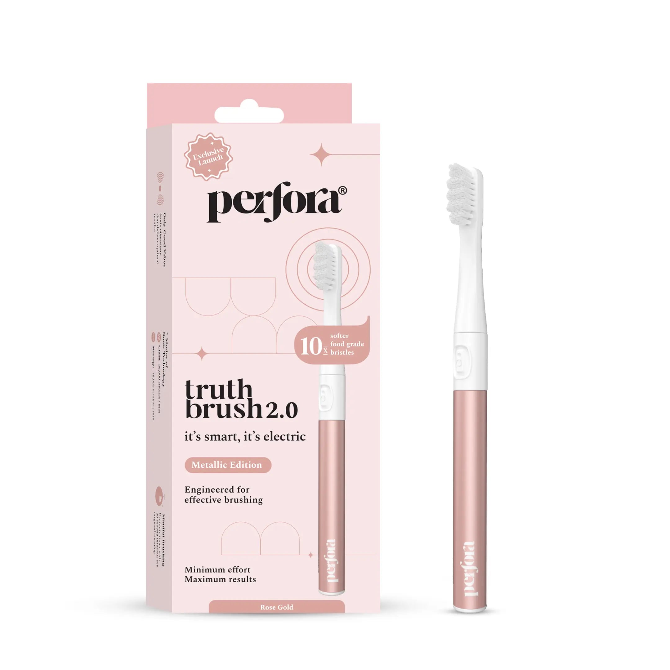 Gold Metallic Toothbrushes by Perfora – Perfora - Oral Care Solutions