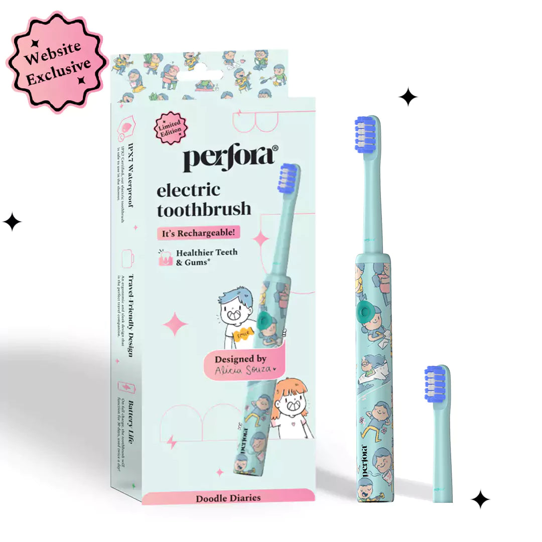 Electric Toothbrush Model 005- Alicia's Limited Edition - Doodle Diaries