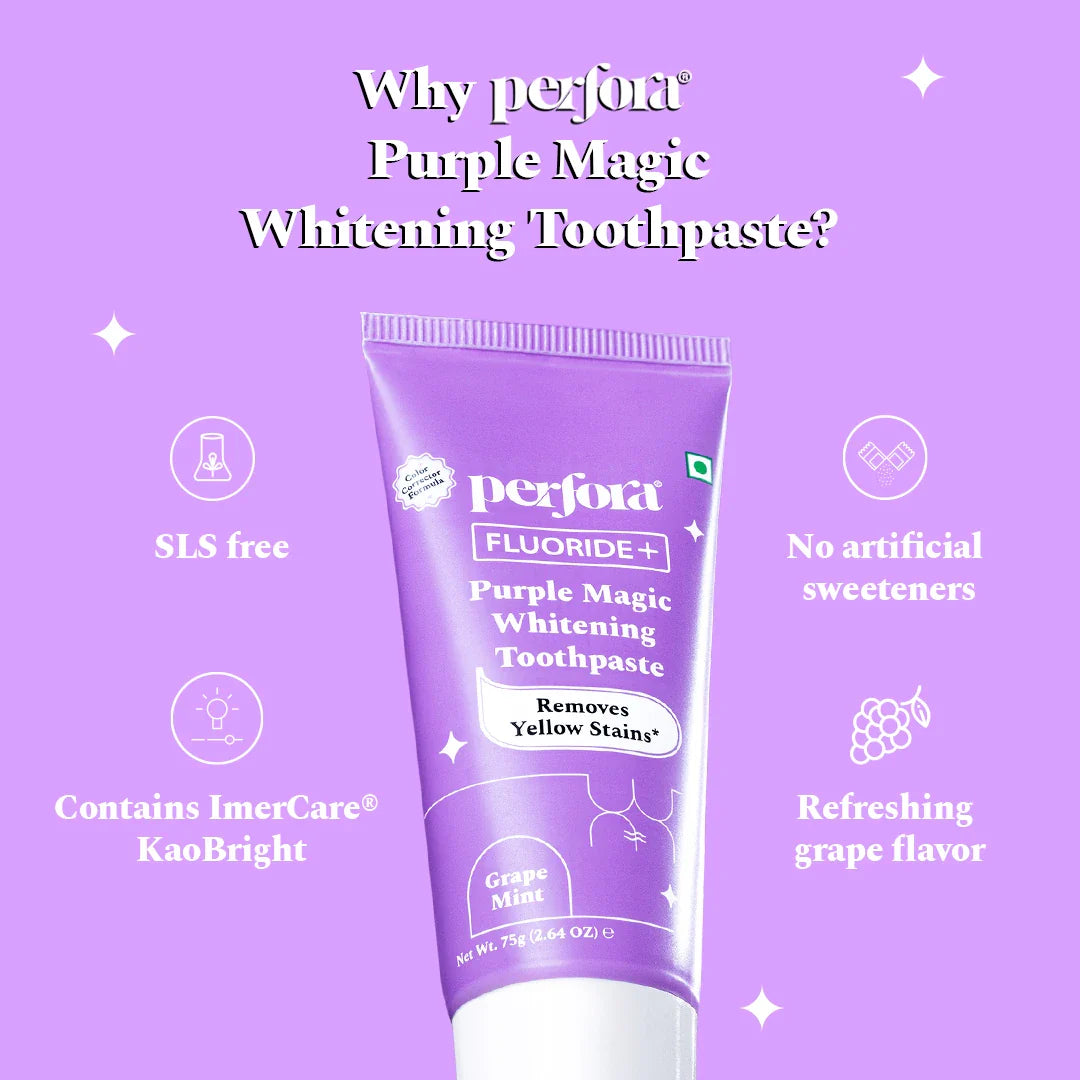 FREE Purple Magic Whitening Toothpaste 15 GM