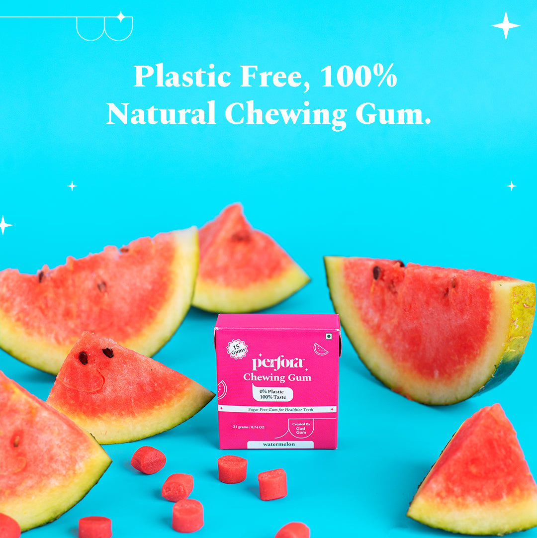Perfora x Gud Gum - Plastic Free Chewing Gum - Watermelon