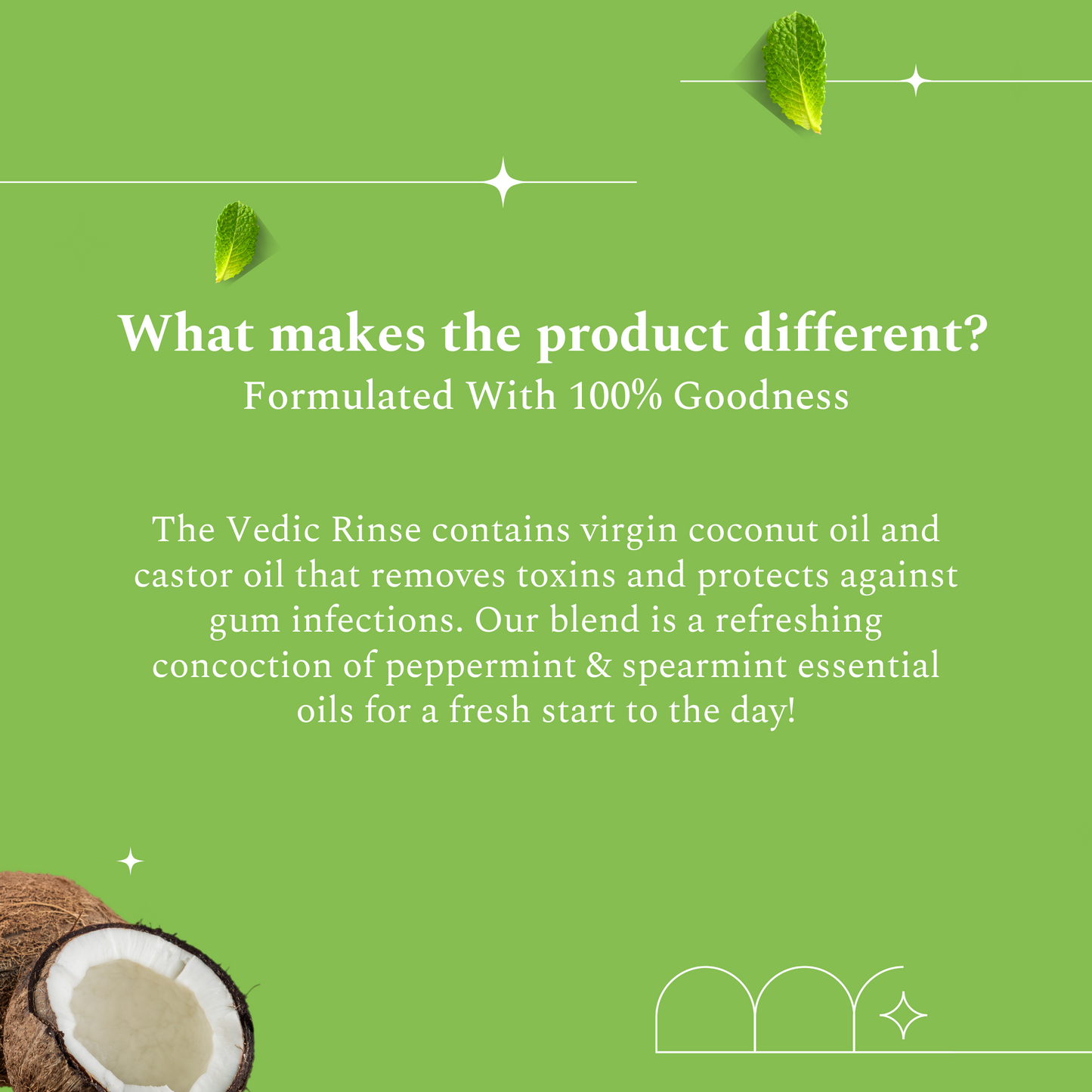 Vedic Rinse Oil Pulling - Coco Mint