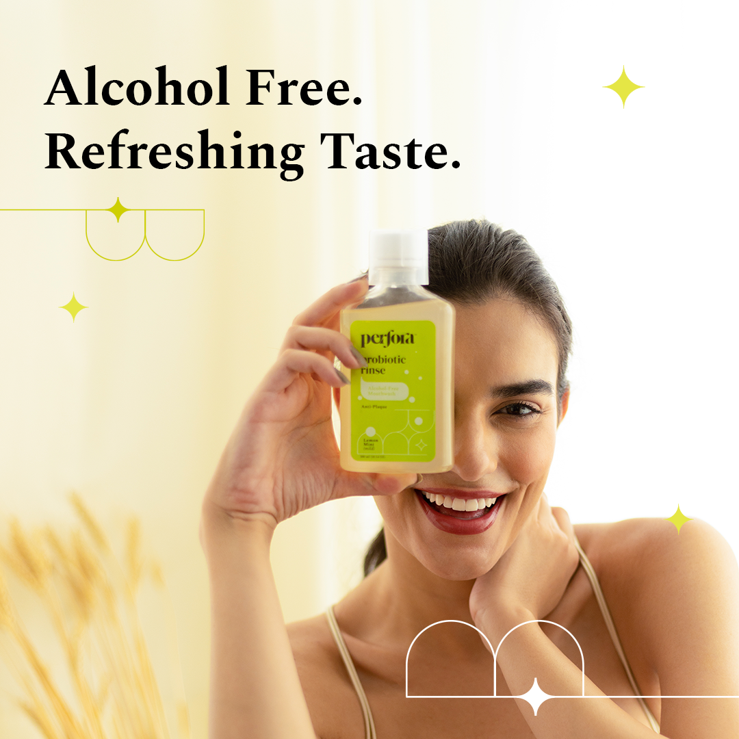 Alcohol Free Mouthwash - Lemon Mint for Fresh Breath