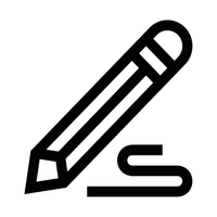 Image contains a pencil showing the personalisation option for Perfora's electronics.